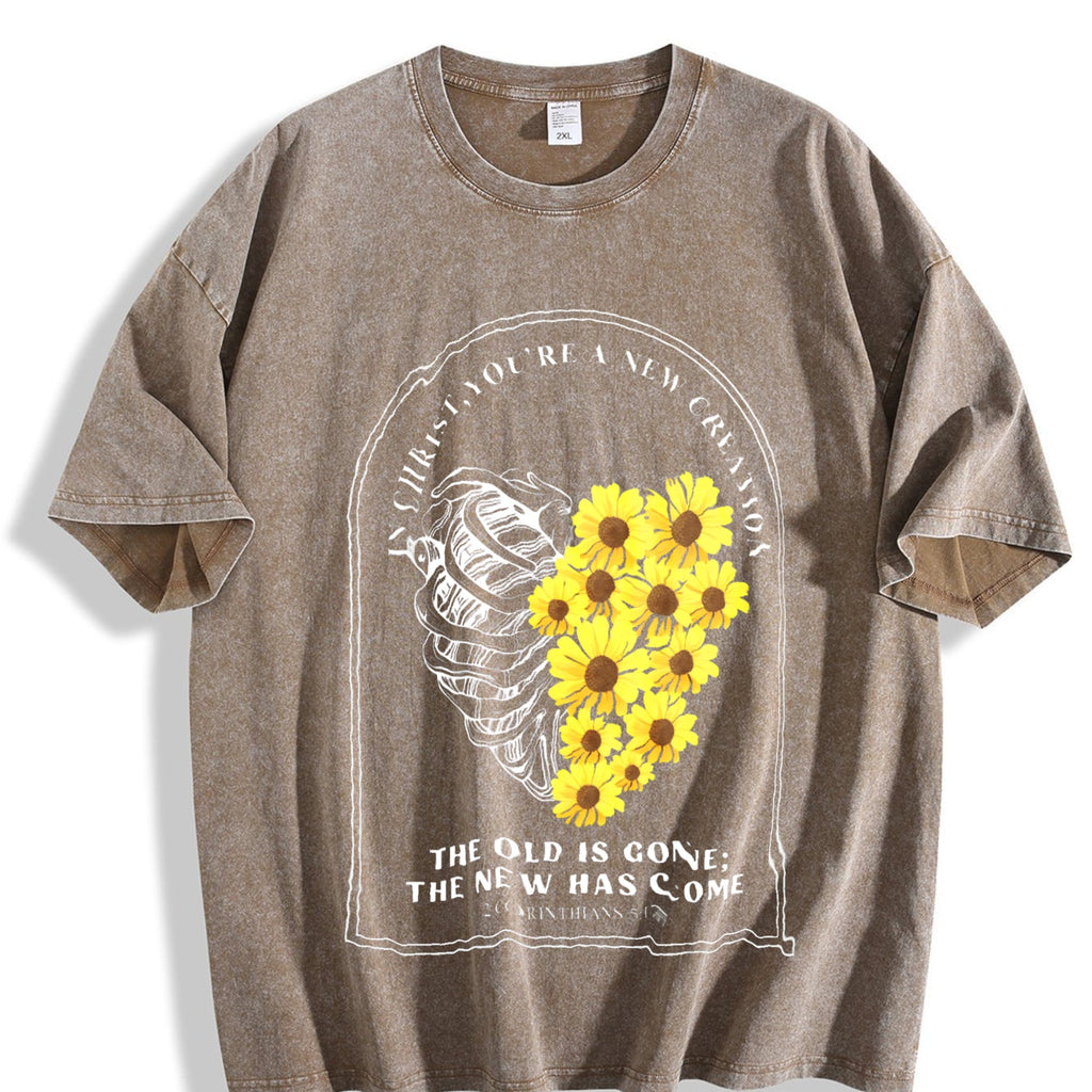 Pure The Bible Verse In Christ Vintage Washed T-Shirt product image 3