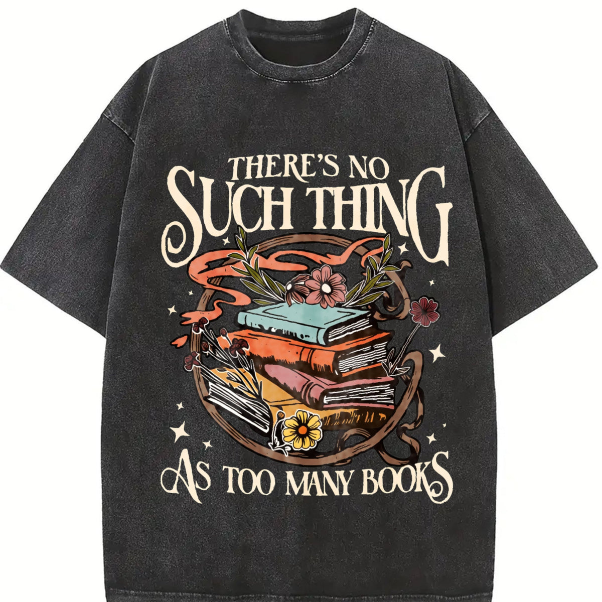 Book Letter Such Thing Vintage Washed T-Shirt product image 2