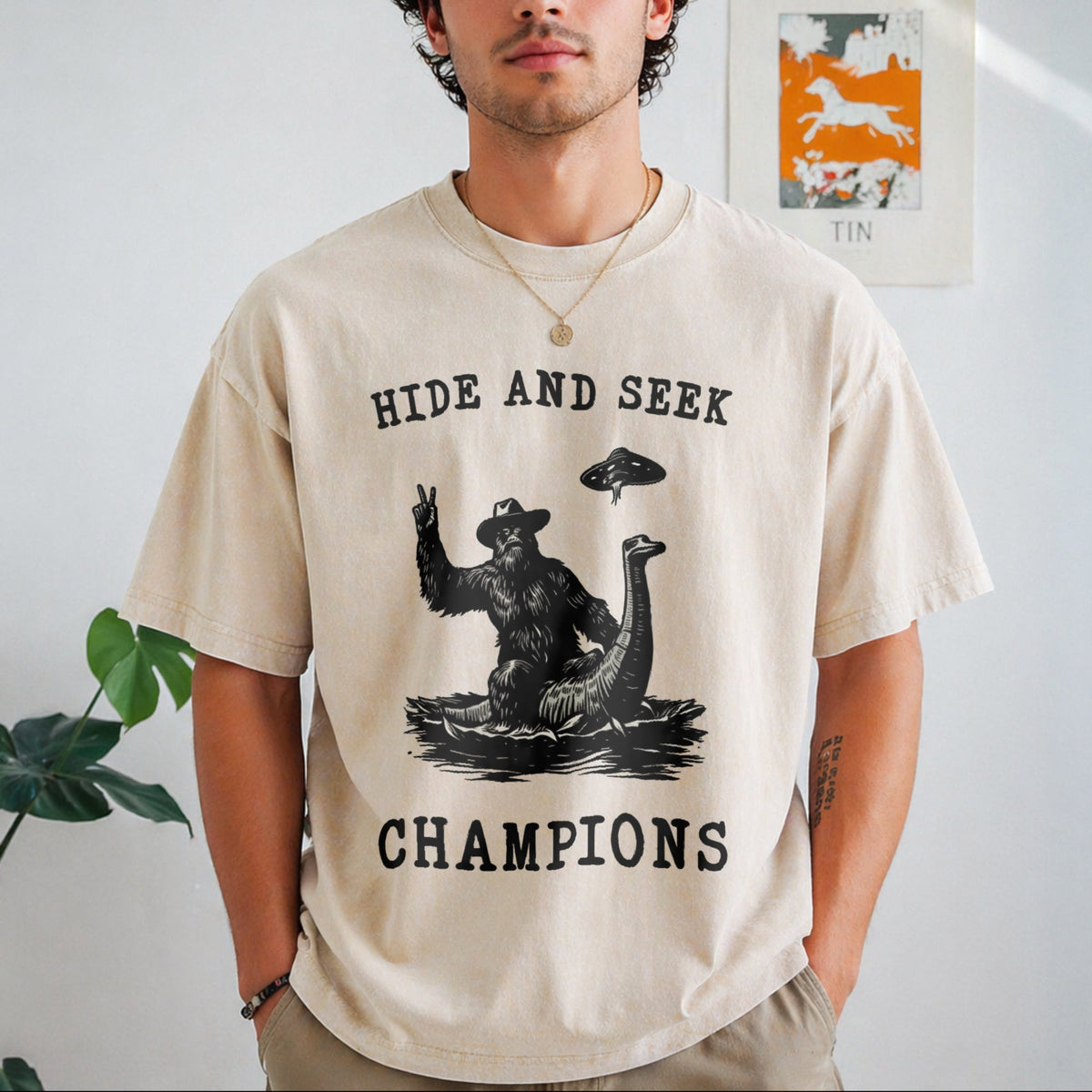 Hide And Seek Champions Vintage Washed T-Shirt product image 1