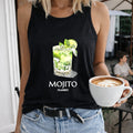 Mojito Letters & Cocktail Women's Tank Top