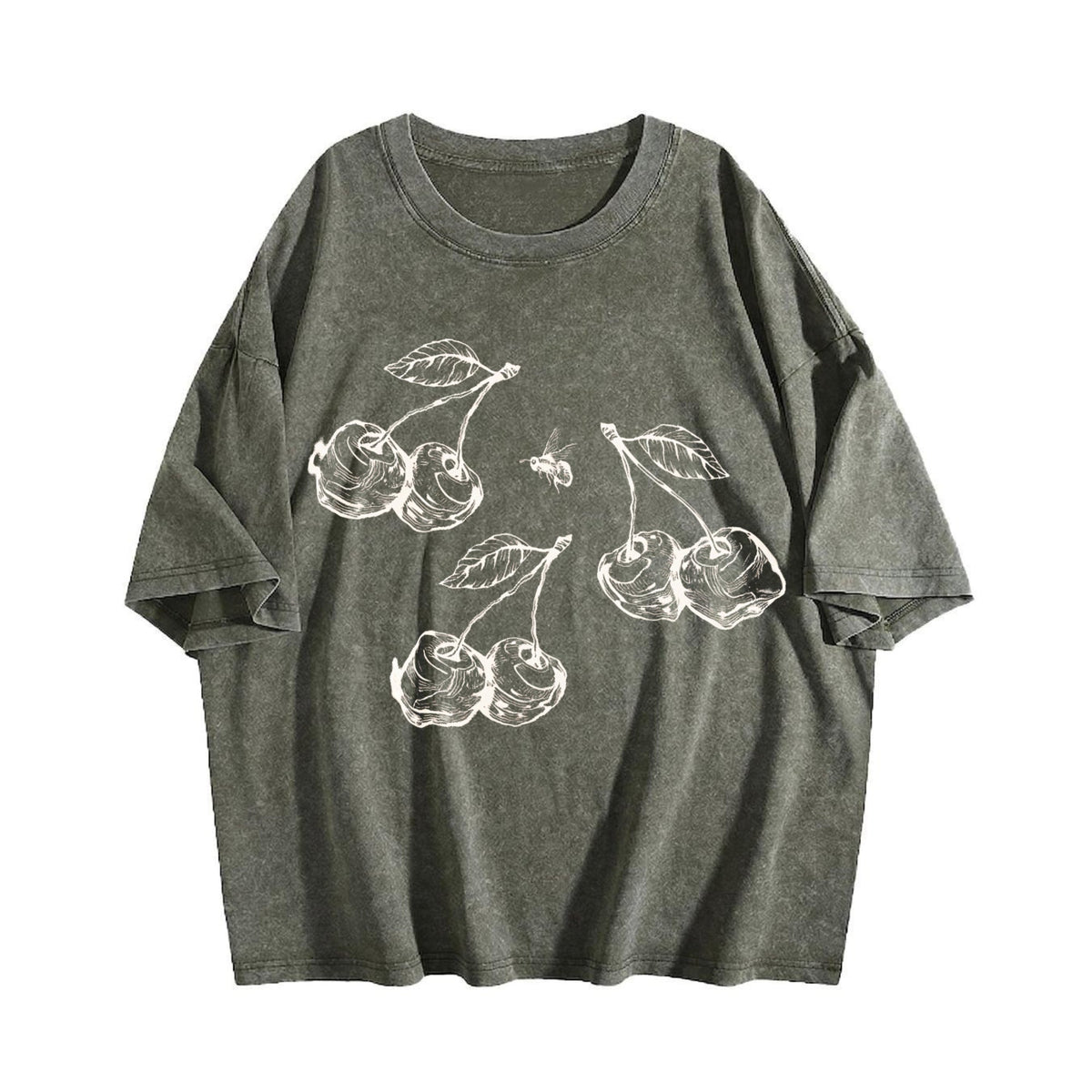 Cherries 90s Vintage Washed T-Shirt product image 4