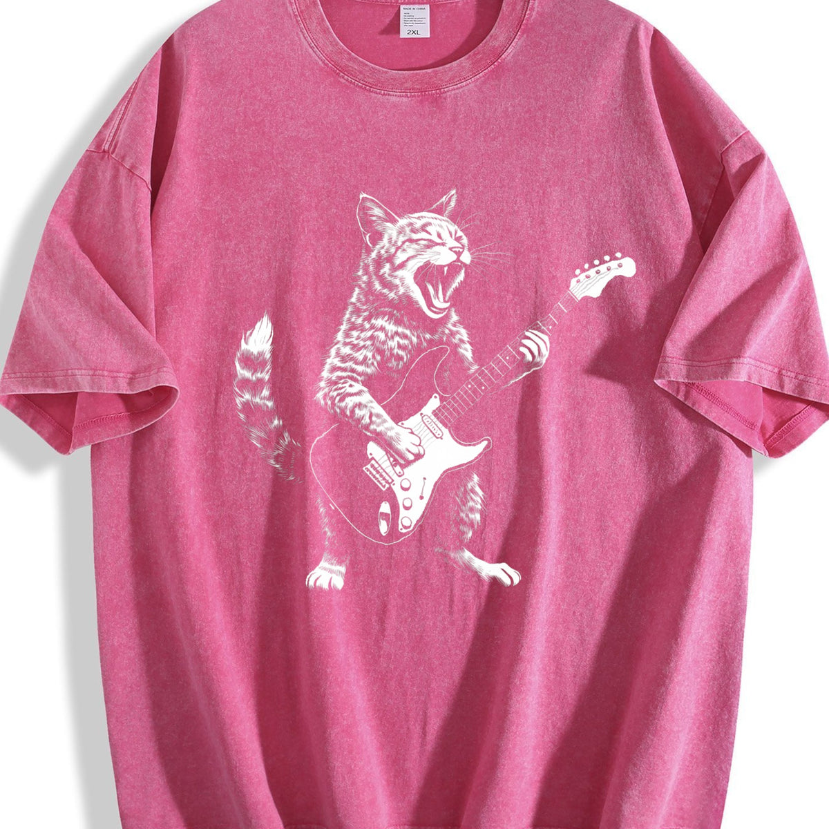 Rock Cat Vintage Washed T-Shirt product image 7