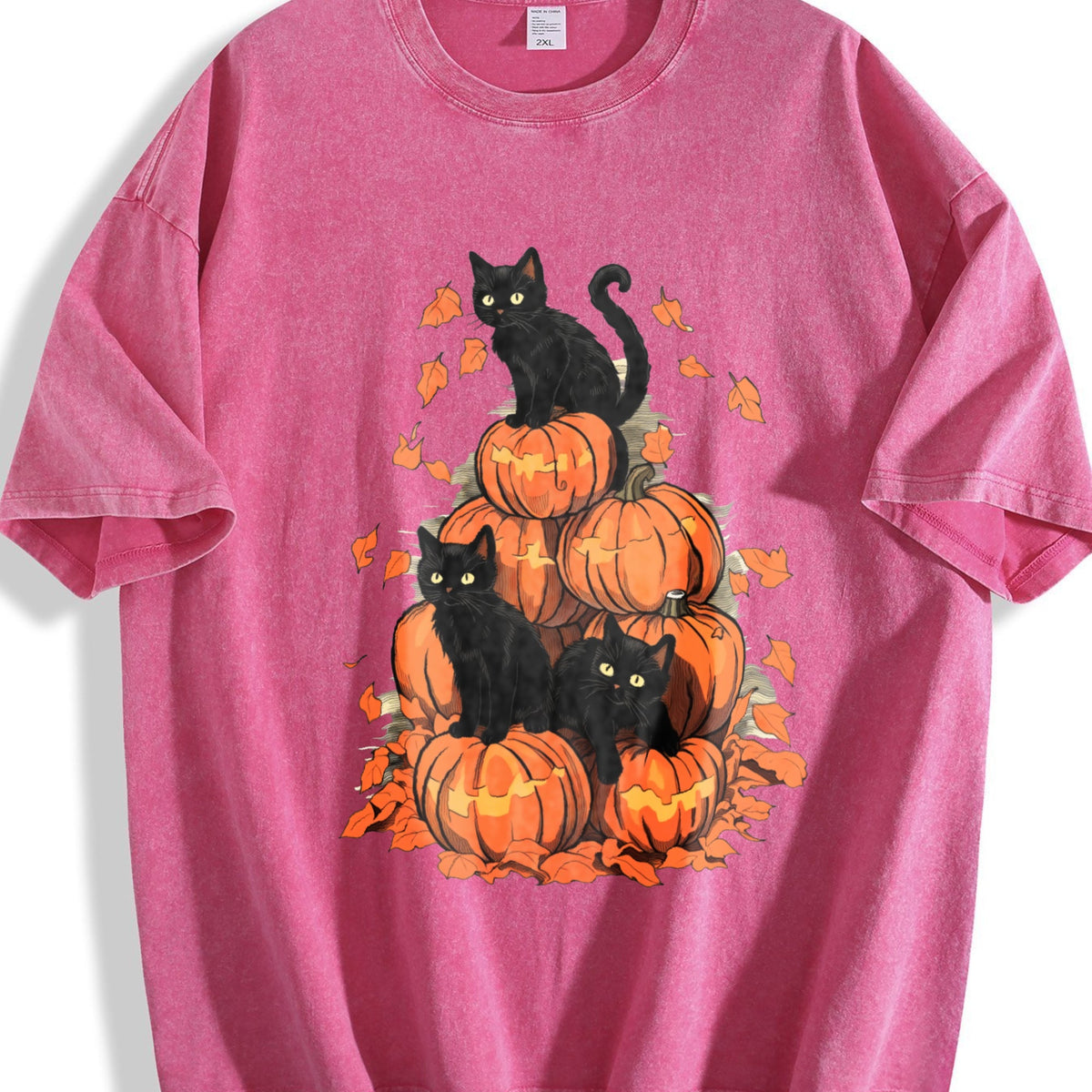 Halloween Holiday Costume Pumpkin Tower With Cat Vintage product image 7