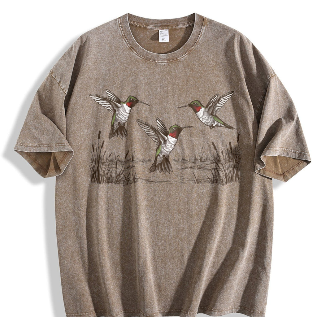 Hummingbird 90s Vintage Washed T-Shirt product image 3