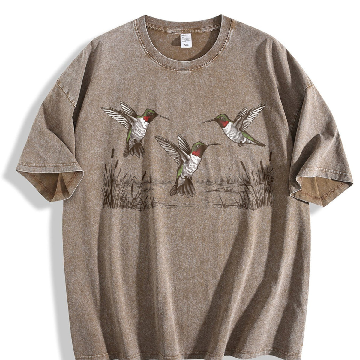 Hummingbird 90s Vintage Washed T-Shirt product image 3