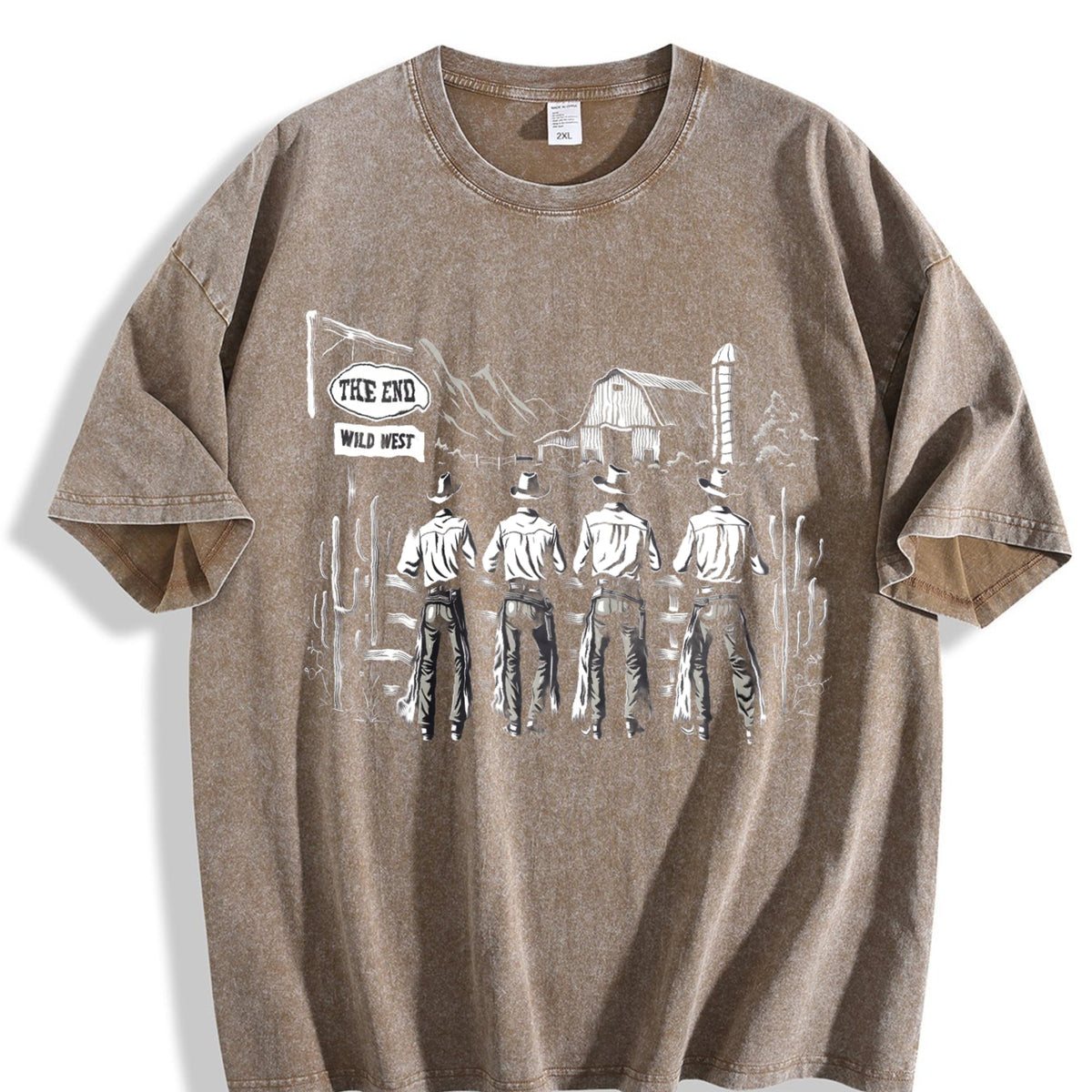 Western Cowboys Vintage Washed T-Shirt product image 3
