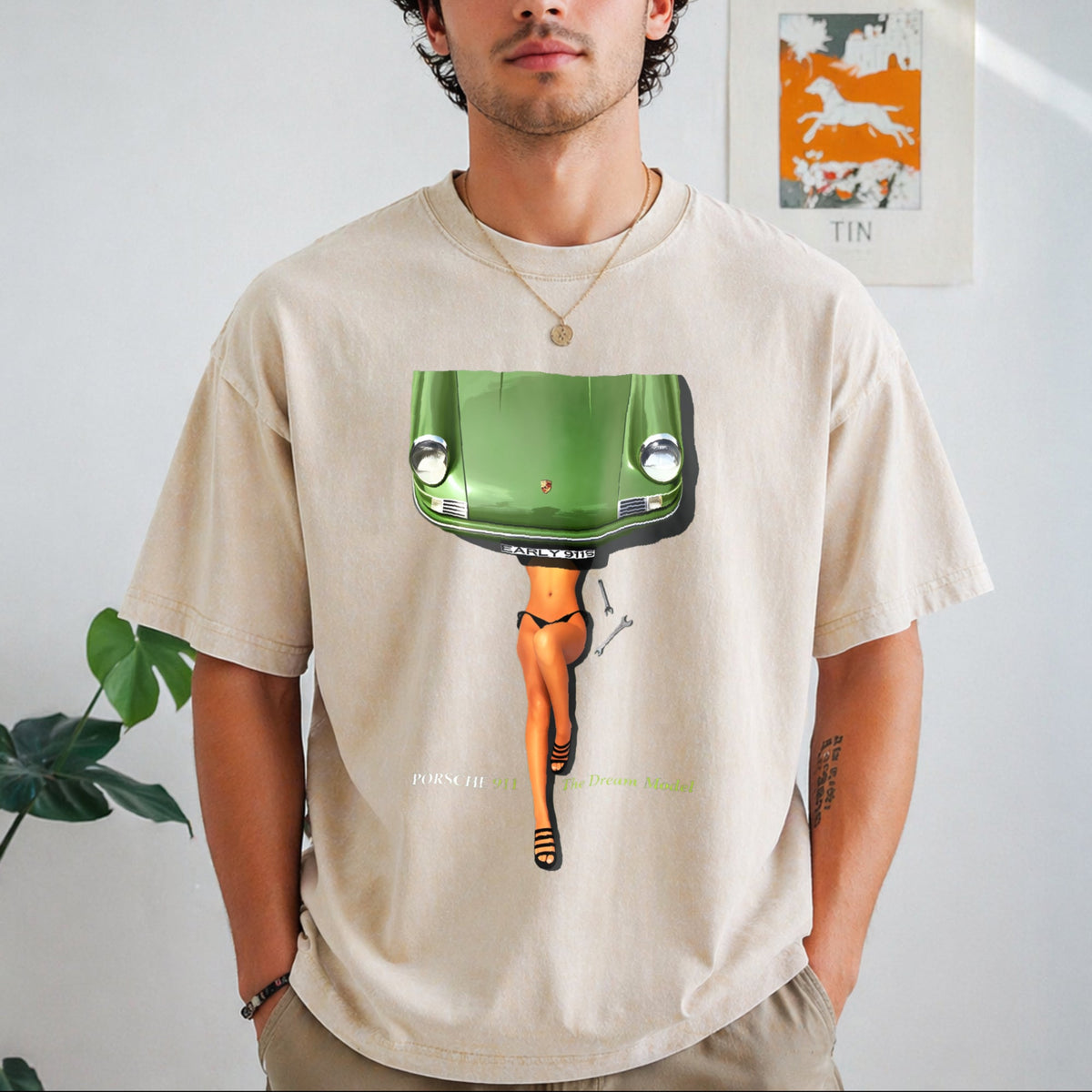 Dream Model 911 Vintage Washed T-Shirt product image 1