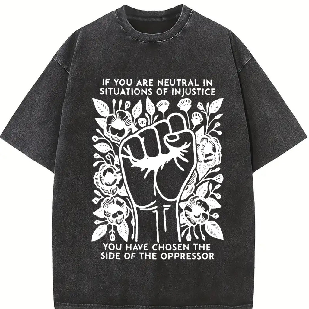 Feminist Rights Summer Vintage Washed T-Shirt product image 2