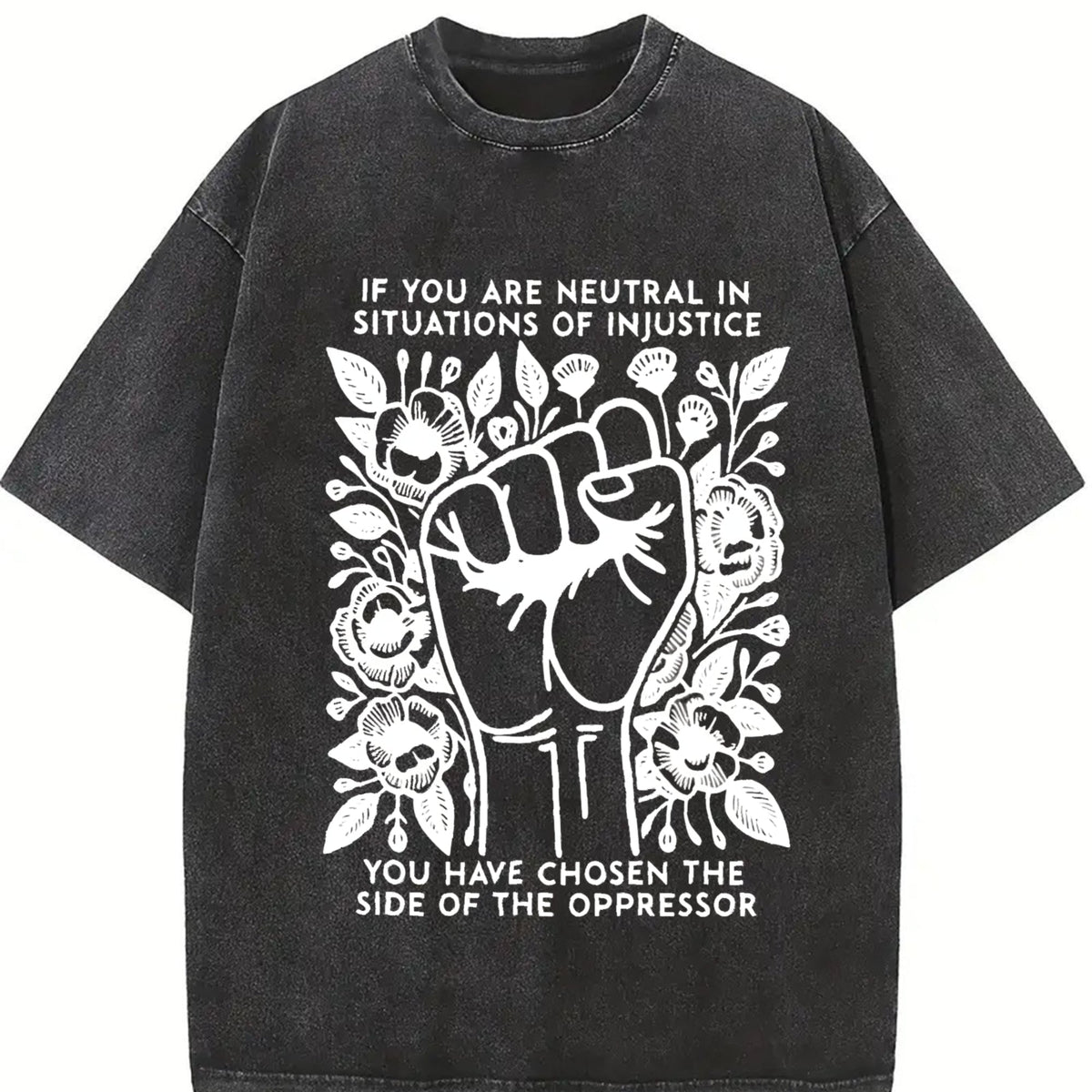 Feminist Rights Summer Vintage Washed T-Shirt product image 2