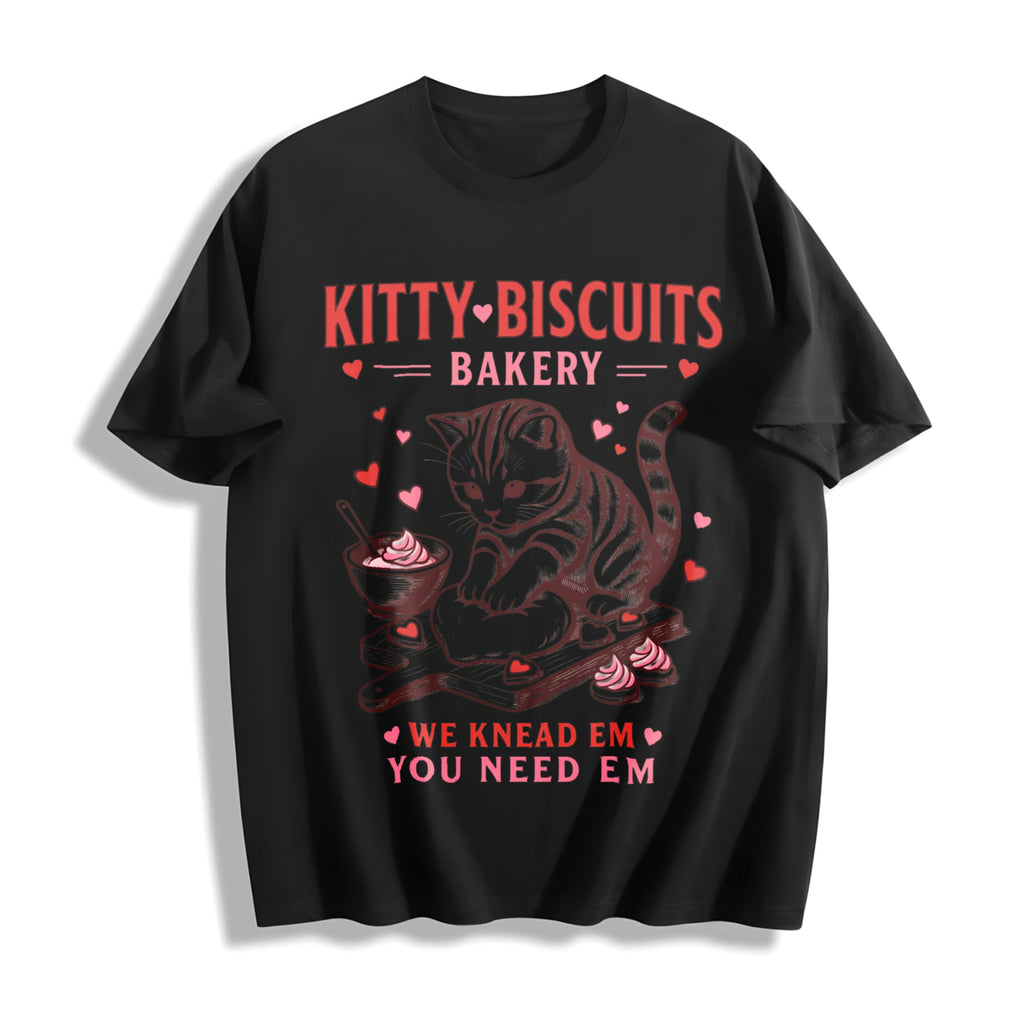 Valentines Cat Kitty Biscuits Bakery Funny Vday Lover Cute product image 1