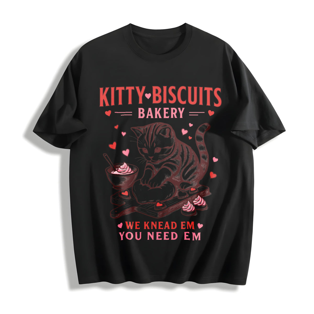 Valentines Cat Kitty Biscuits Bakery Funny Vday Lover Cute product image 1