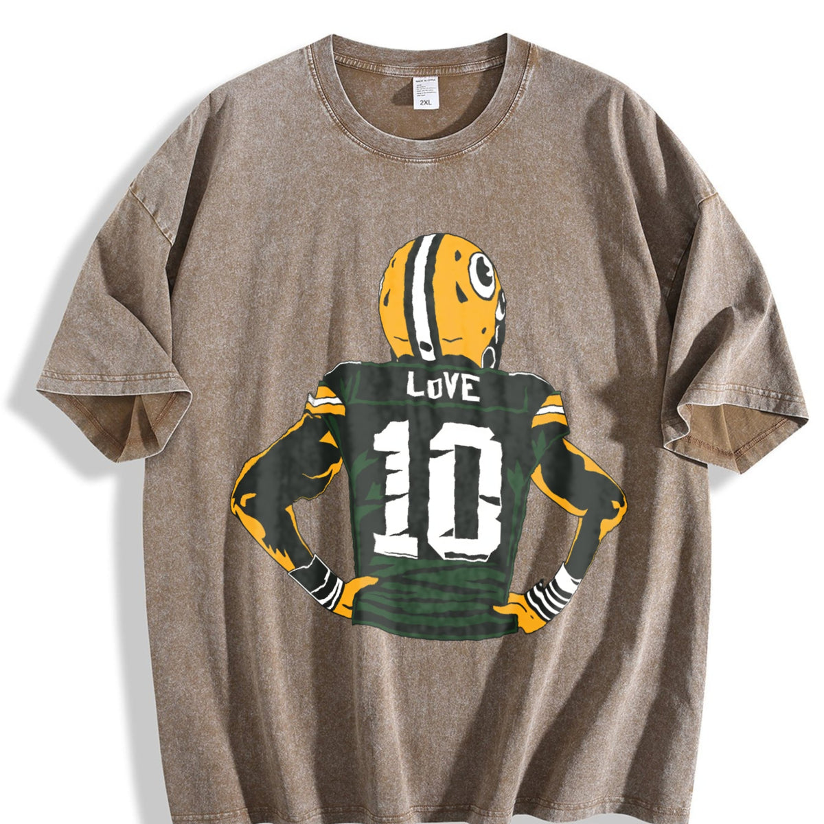 Mvp Touch Down - Green Bay Christmas Vintage Washed T-Shirt product image 3