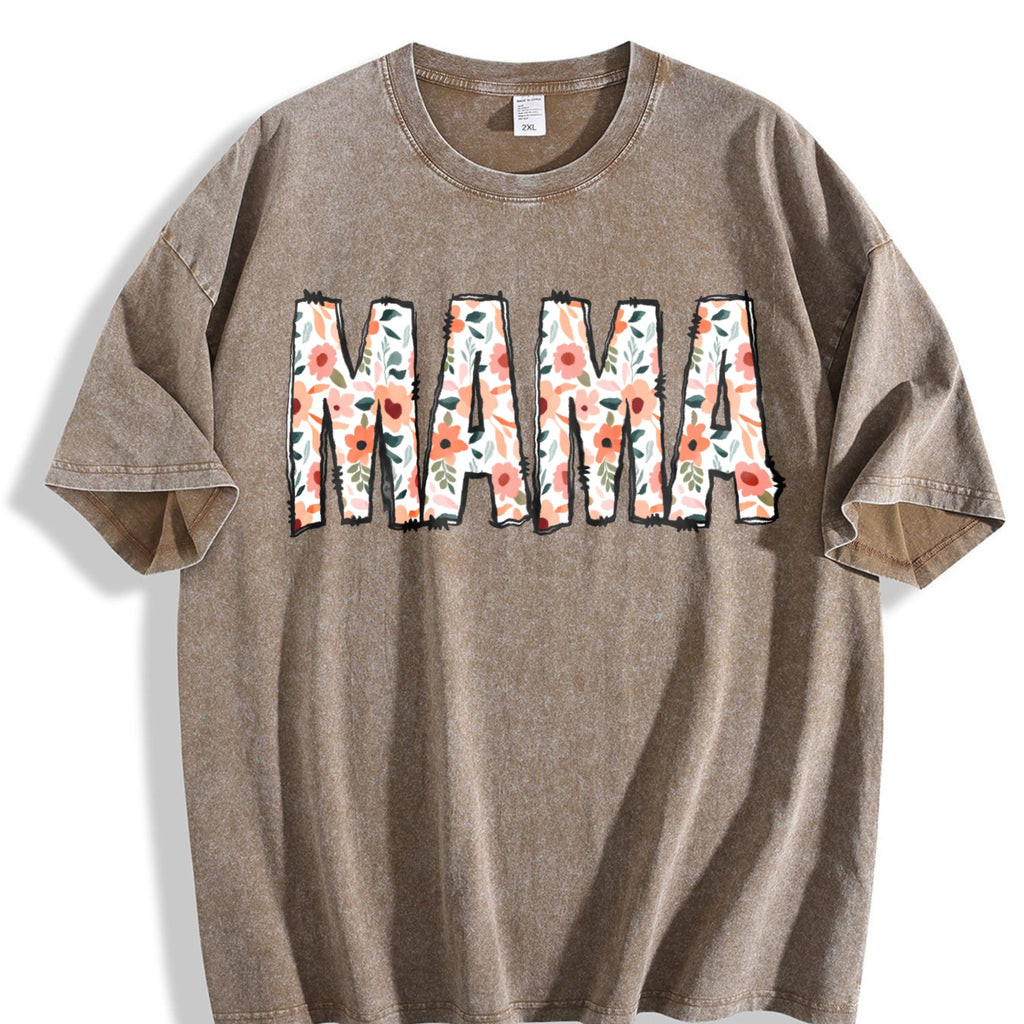 Luokeren Floral Mama - Lavender Vintage Washed T-Shirt product image 3