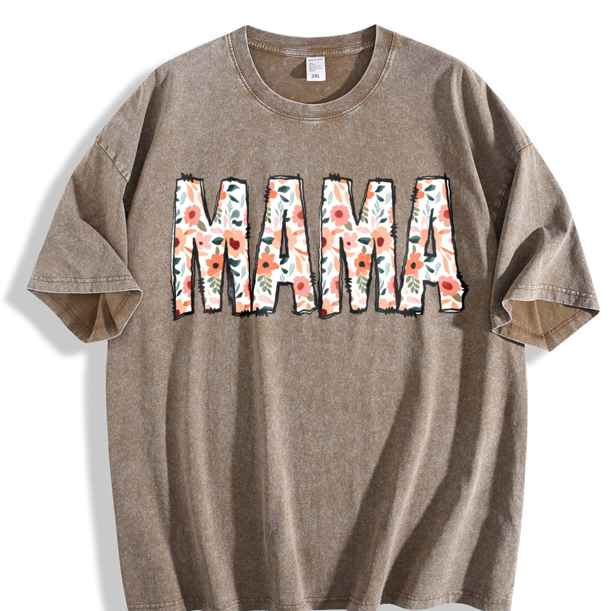 Luokeren Floral Mama - Lavender Vintage Washed T-Shirt product image 3