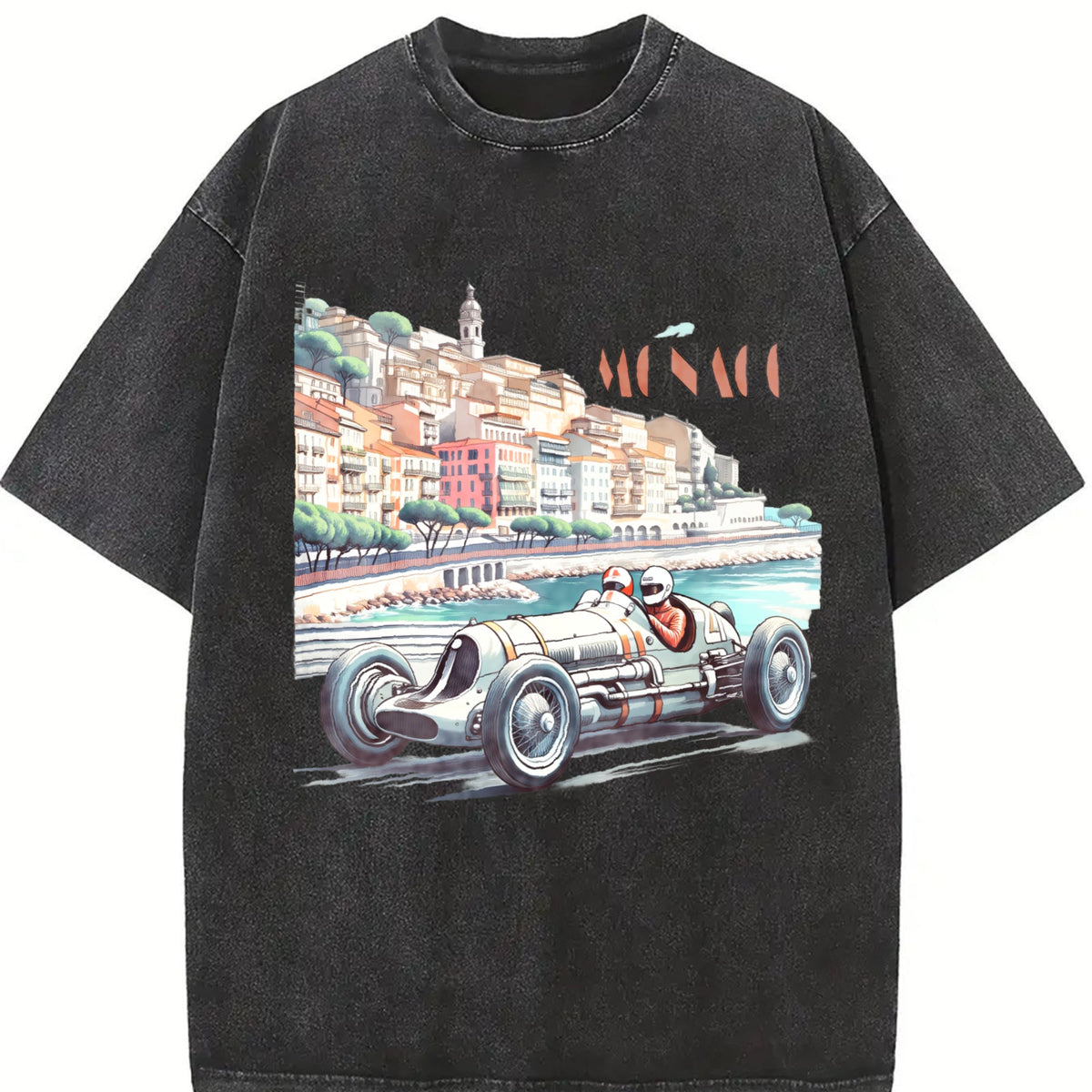 Monaco 1937 Racer Vintage Washed T-Shirt product image 2