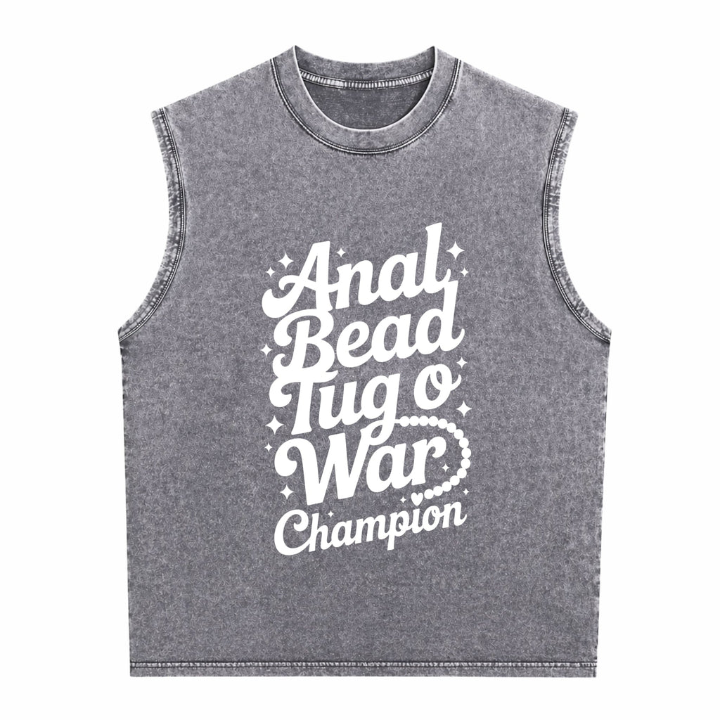 Embarrassing Naughty Funny Inappropriate Humor Men's Washed Tank Top