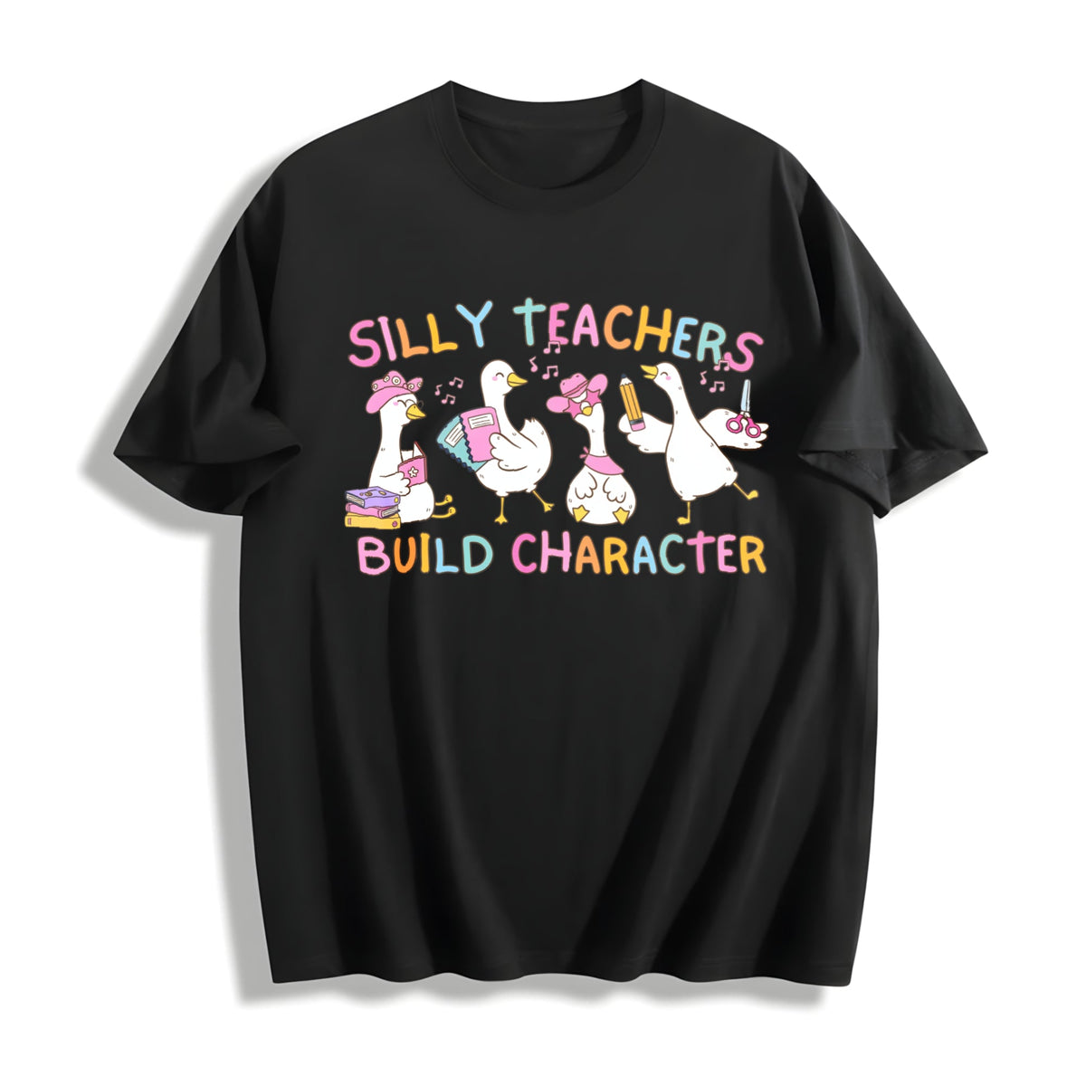 Silly Teacher Goose Cotton T-Shirt product image 1