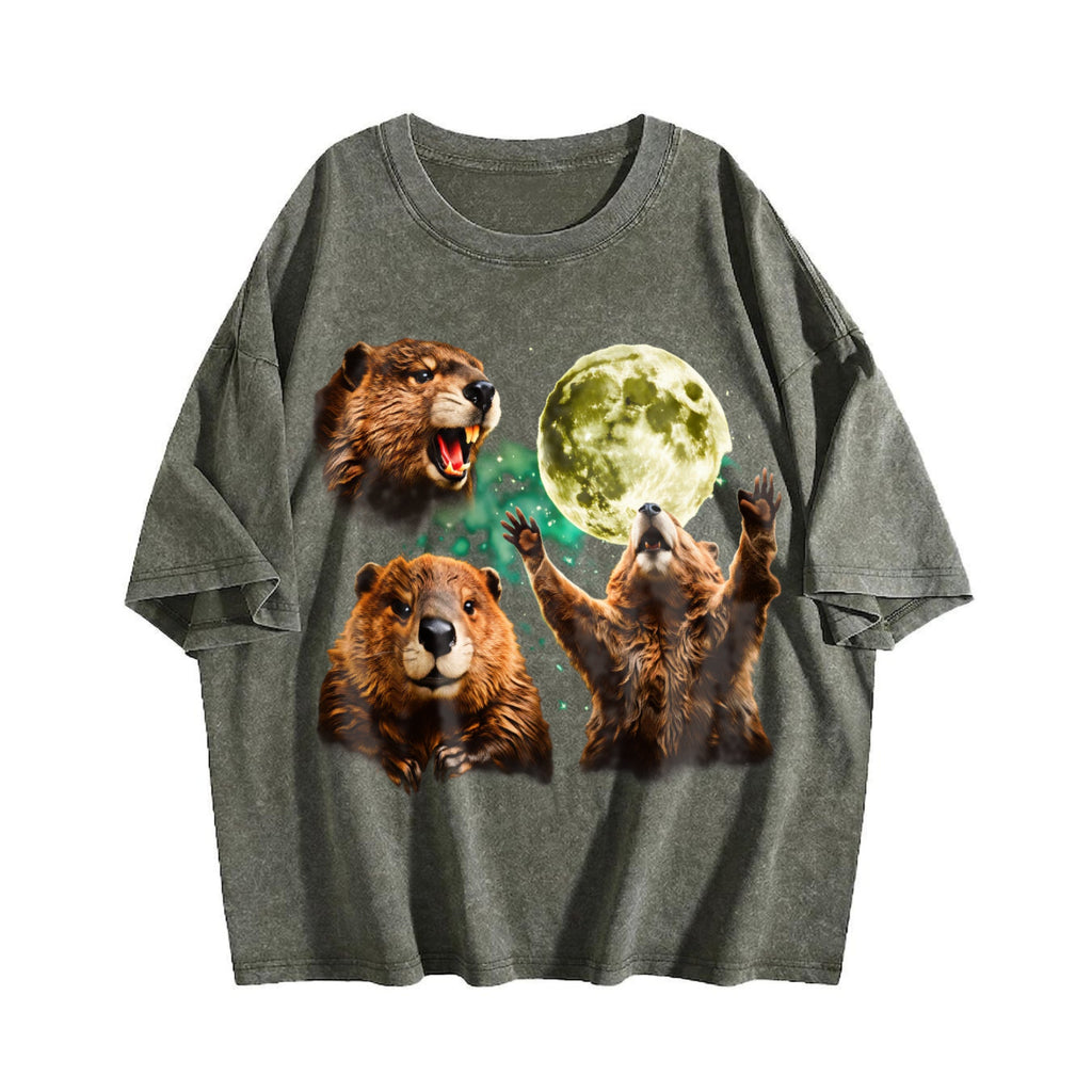 Beaver Moon Vintage Washed T-Shirt product image 4