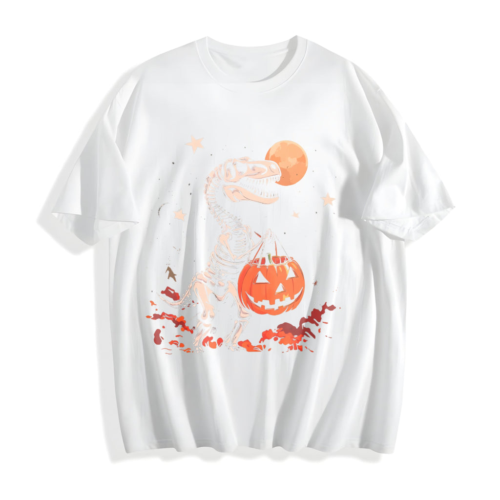 Dinosaur Halloween Cotton T-Shirt product image 2