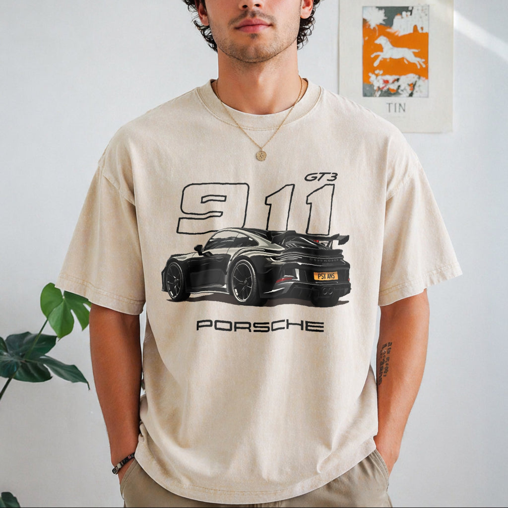 911 GT3 Vintage Washed T-Shirt product image 1