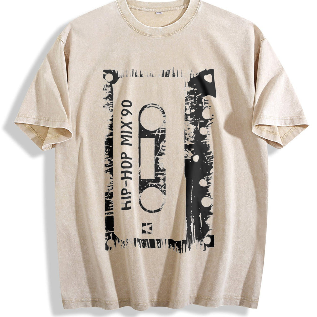 Hip-hop Cassette With Mix 90 Tape - For 90s Vintage Washed product image 1
