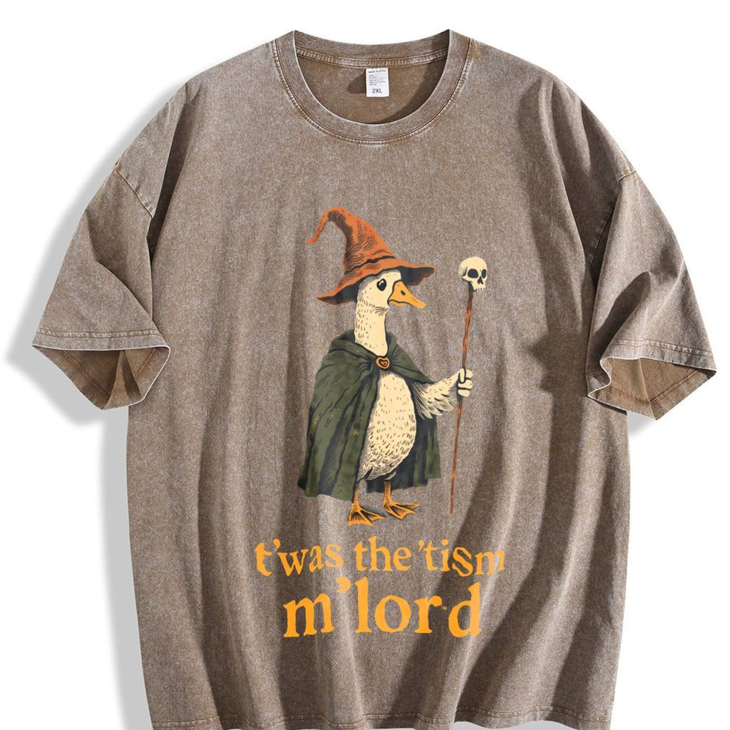 Funny Meme Twas The Tism M Lord Silly Goose T Vintage product image 3