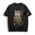 Animal Cartoon Owl Summer Cotton T-Shirt product image 1