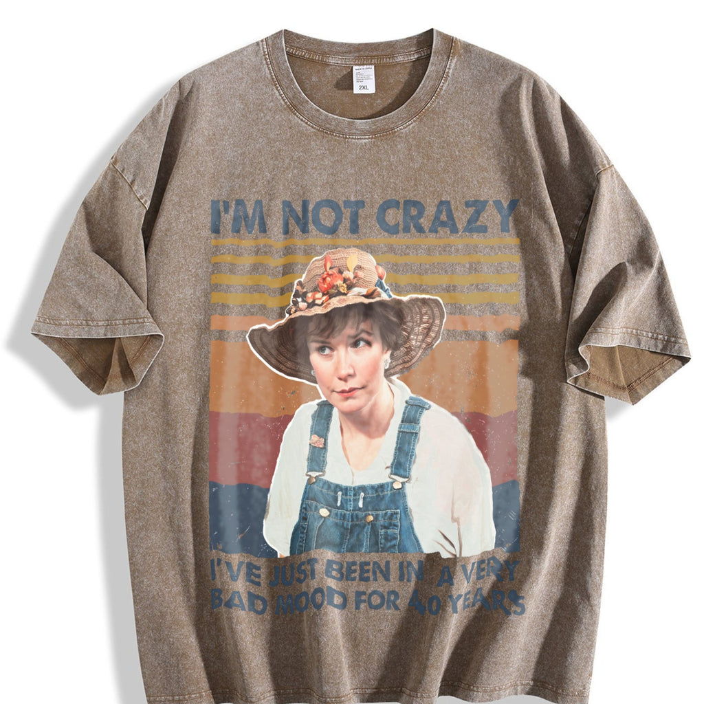 I'm Not Crazy - With Blue Lettering & Striped Vintage product image 3