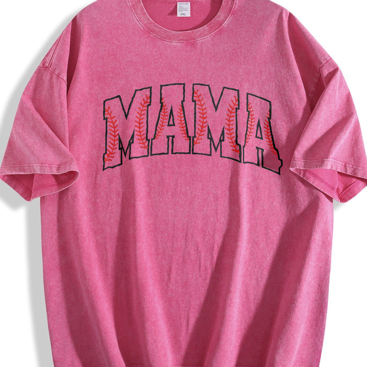 Baseball Mama Vintage Washed T-Shirt product image 5
