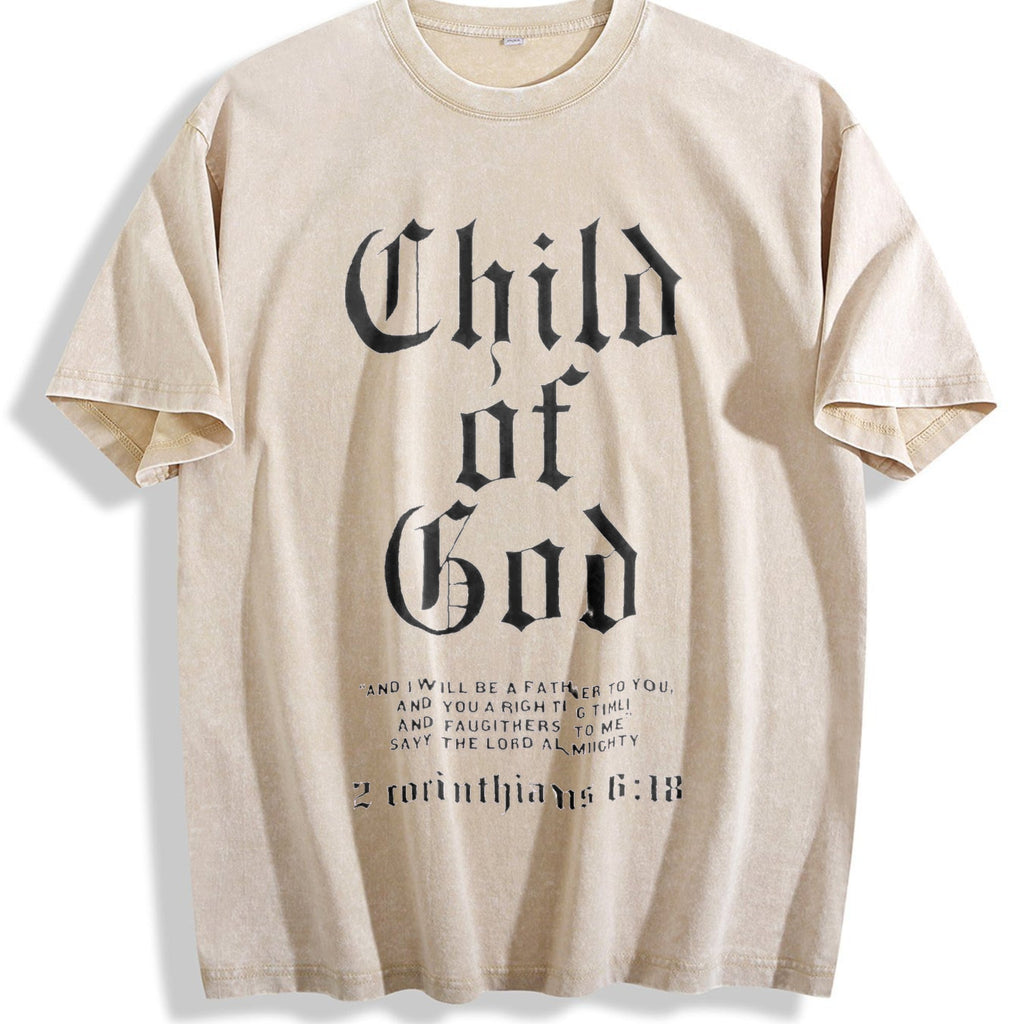 Child of God Scripture Vintage Washed T-Shirt product image 1