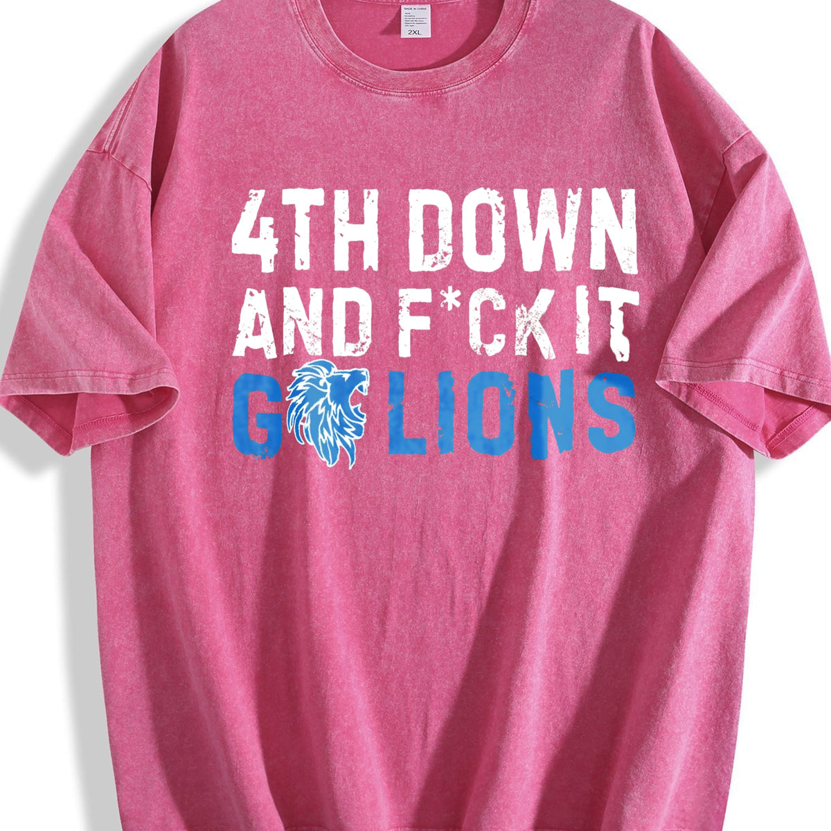 Go Lions - 100 Touch Down Vintage Washed T-Shirt product image 5