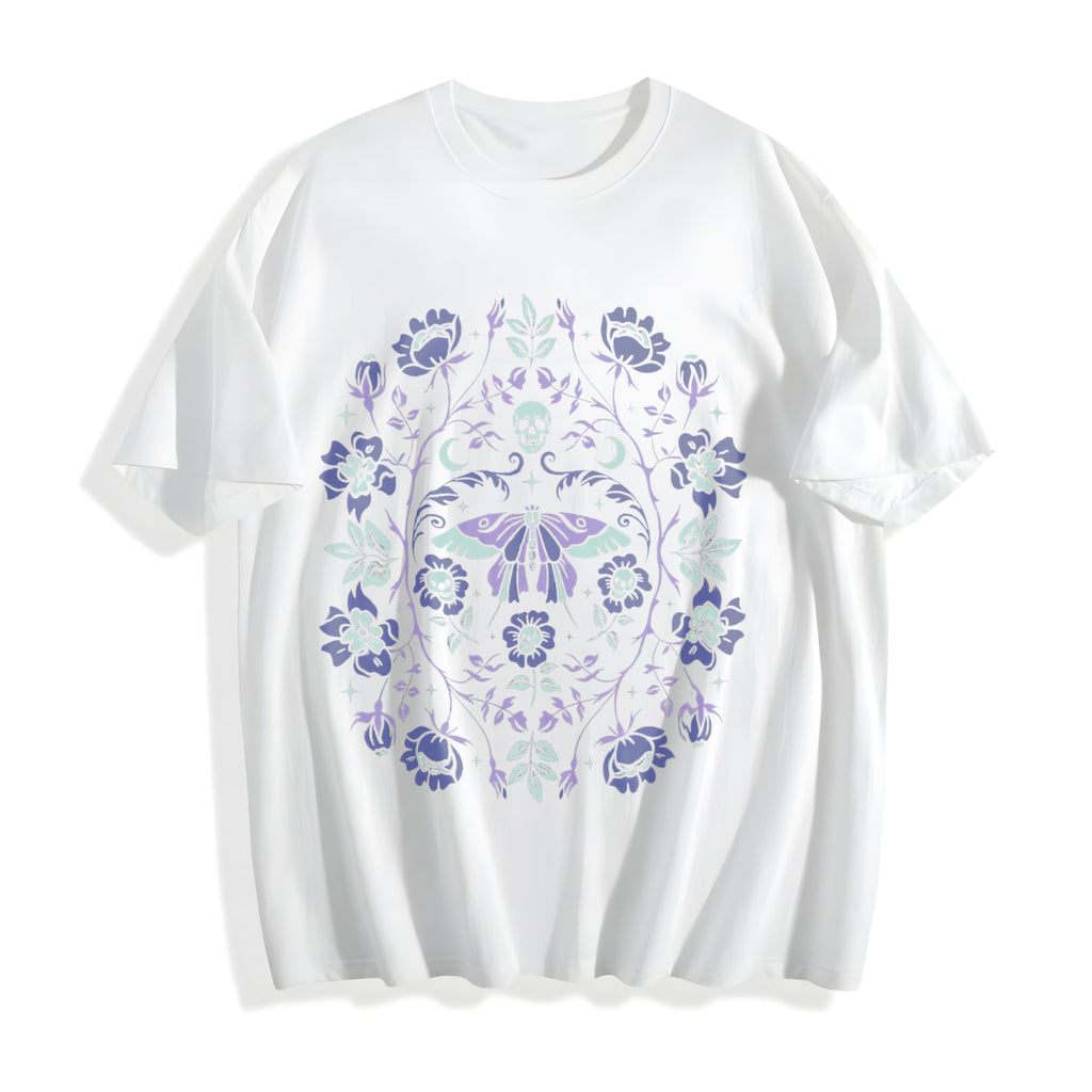 Gothic Garden Dark Academia Floral Skull Creepy Cute Pastel product image 2