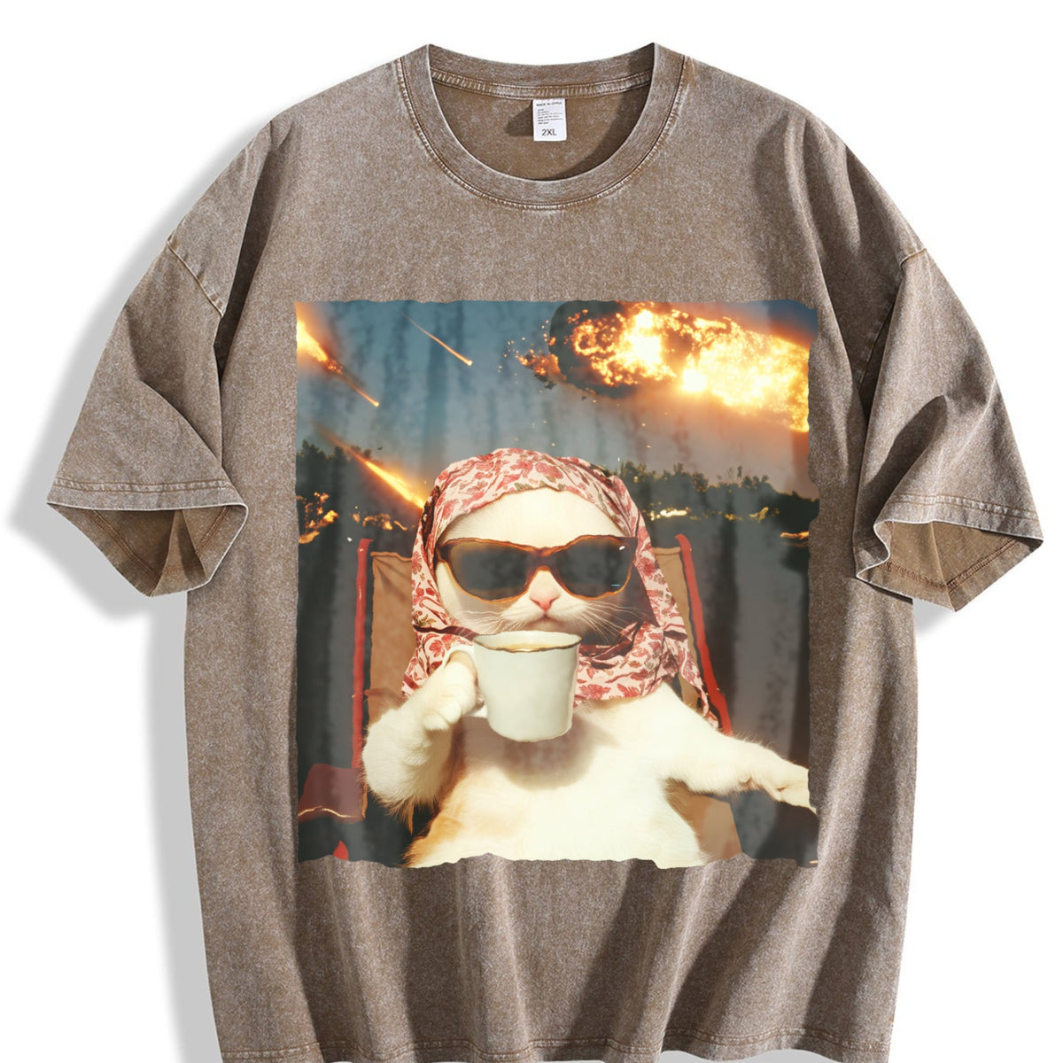Letter Summer Layerable Vintage Washed T-Shirt product image 3