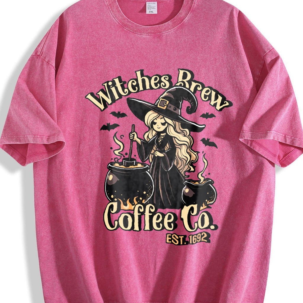 Witches Brew Coffee Co Vintage Washed T-Shirt product image 5