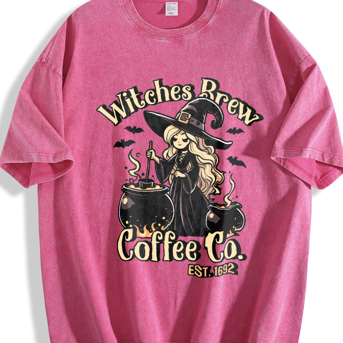 Witches Brew Coffee Co Vintage Washed T-Shirt product image 5