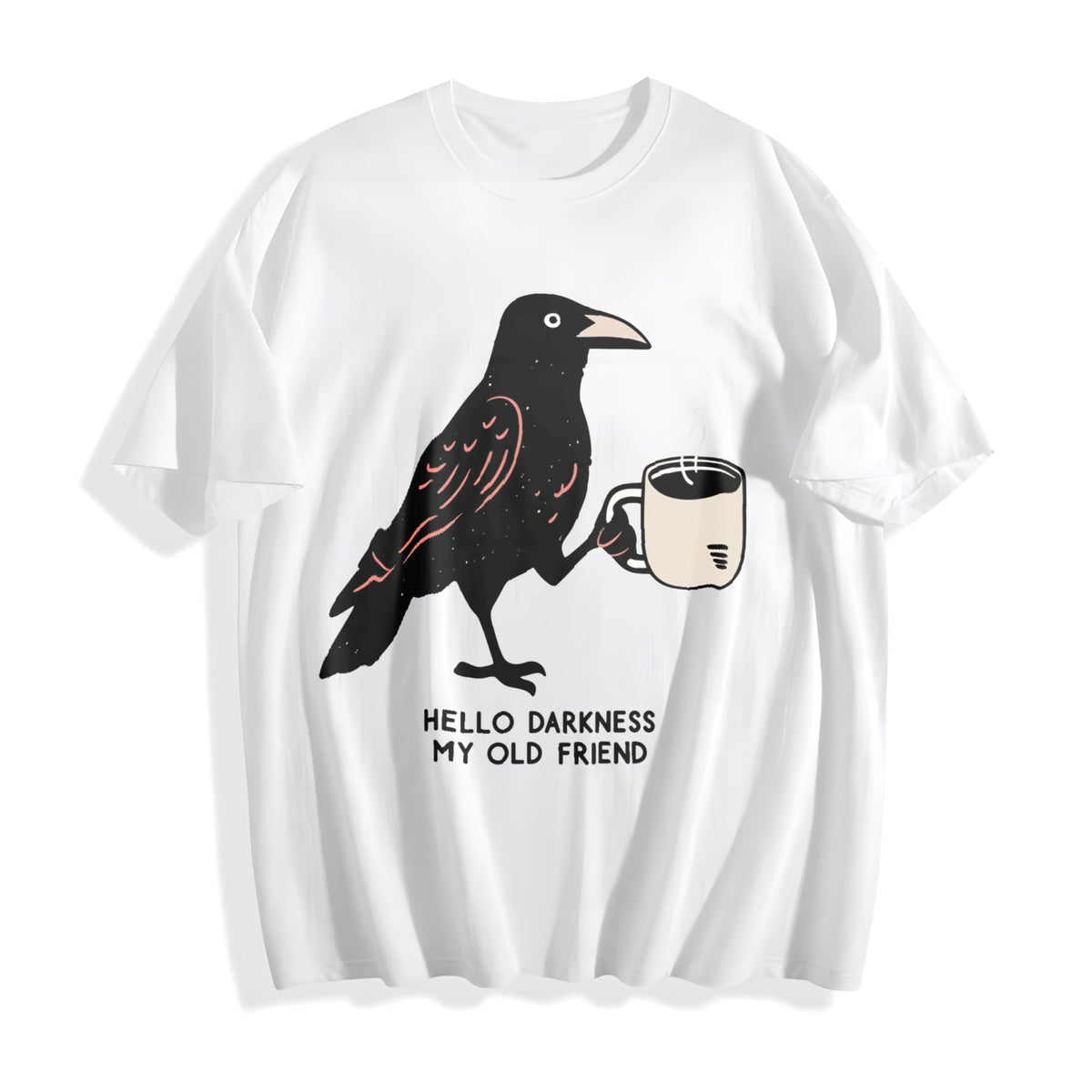 Hello Darkness My Old Friend Cotton T-Shirt product image 2