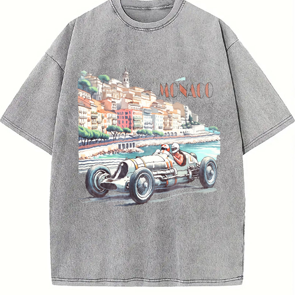 Monaco 1937 Racer Vintage Washed T-Shirt product image 5
