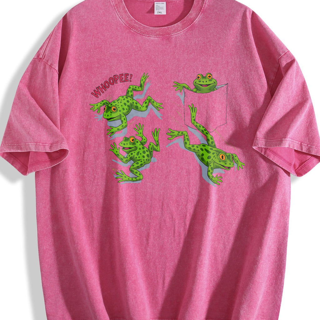Frogs Chaos 90s Vintage Washed T-Shirt product image 7