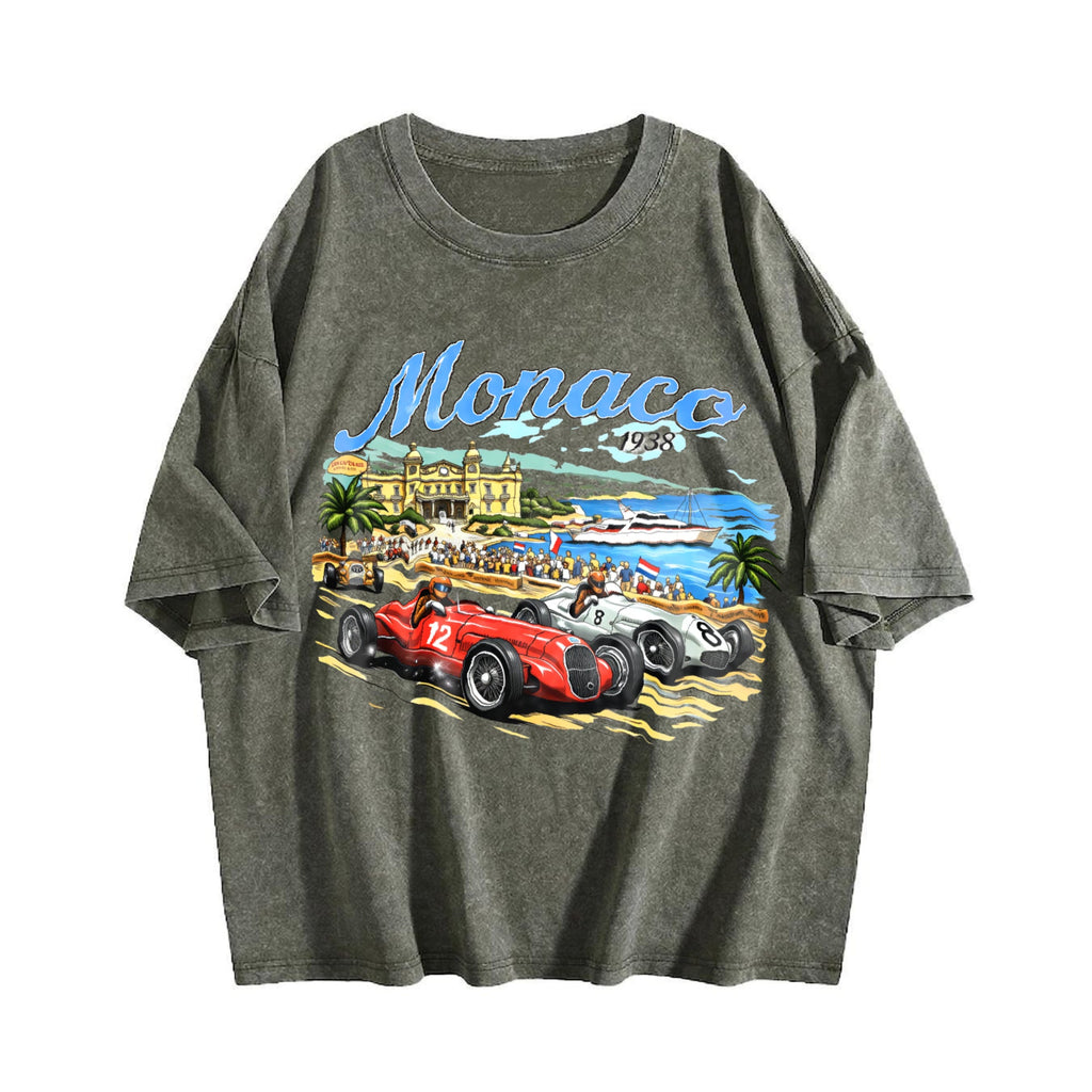 Monaco 1938 Racing Vintage Washed T-Shirt product image 4