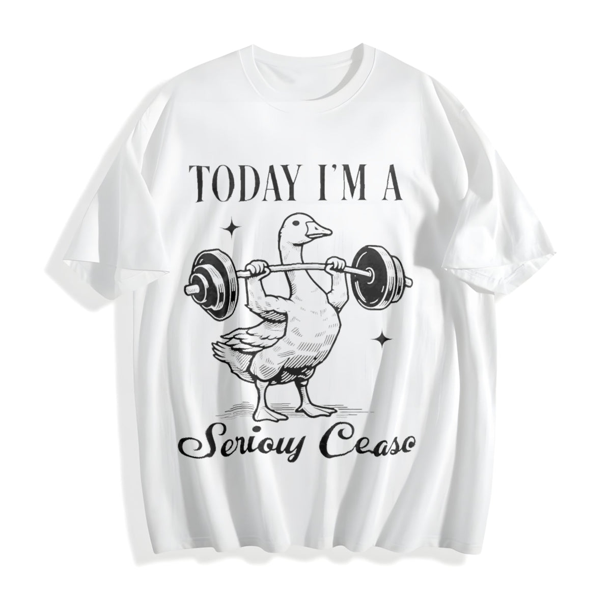 Funny Today I'm A Serious Goose - With Weightlifting Cotton product image 2