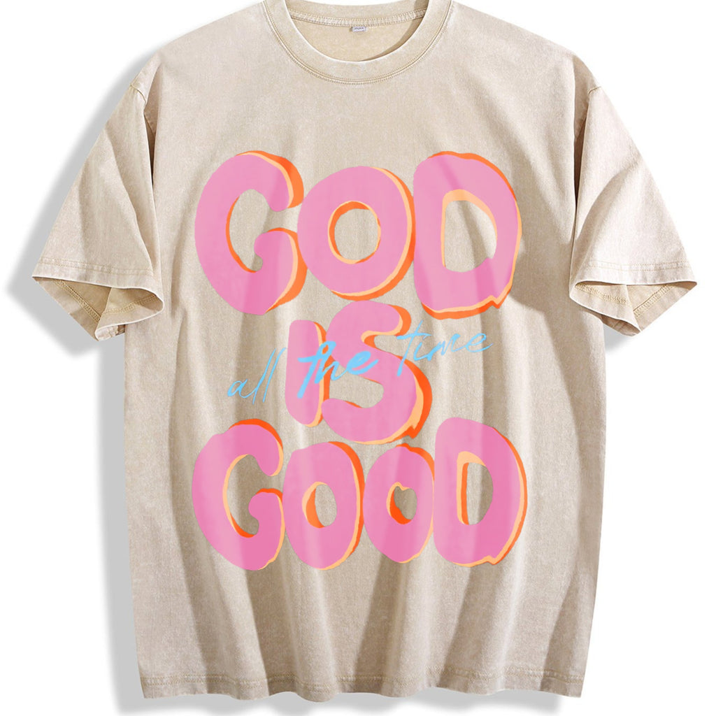 God Is Good Vintage Washed T-Shirt product image 1