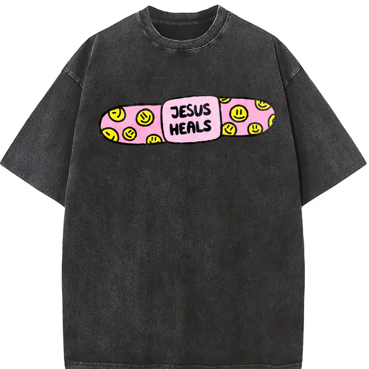Jesus Heals Vintage Washed T-Shirt product image 2