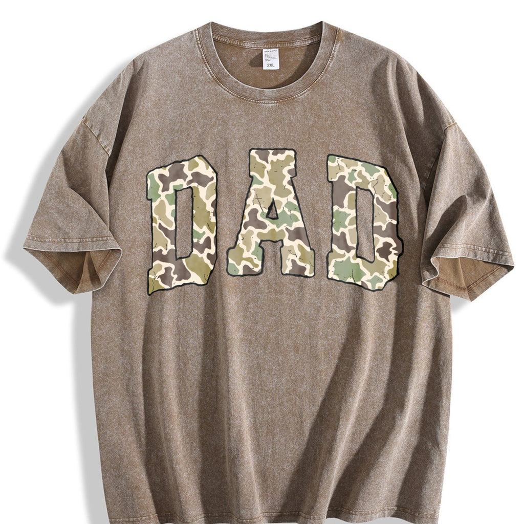 Camo Dad Vintage Washed T-Shirt product image 3