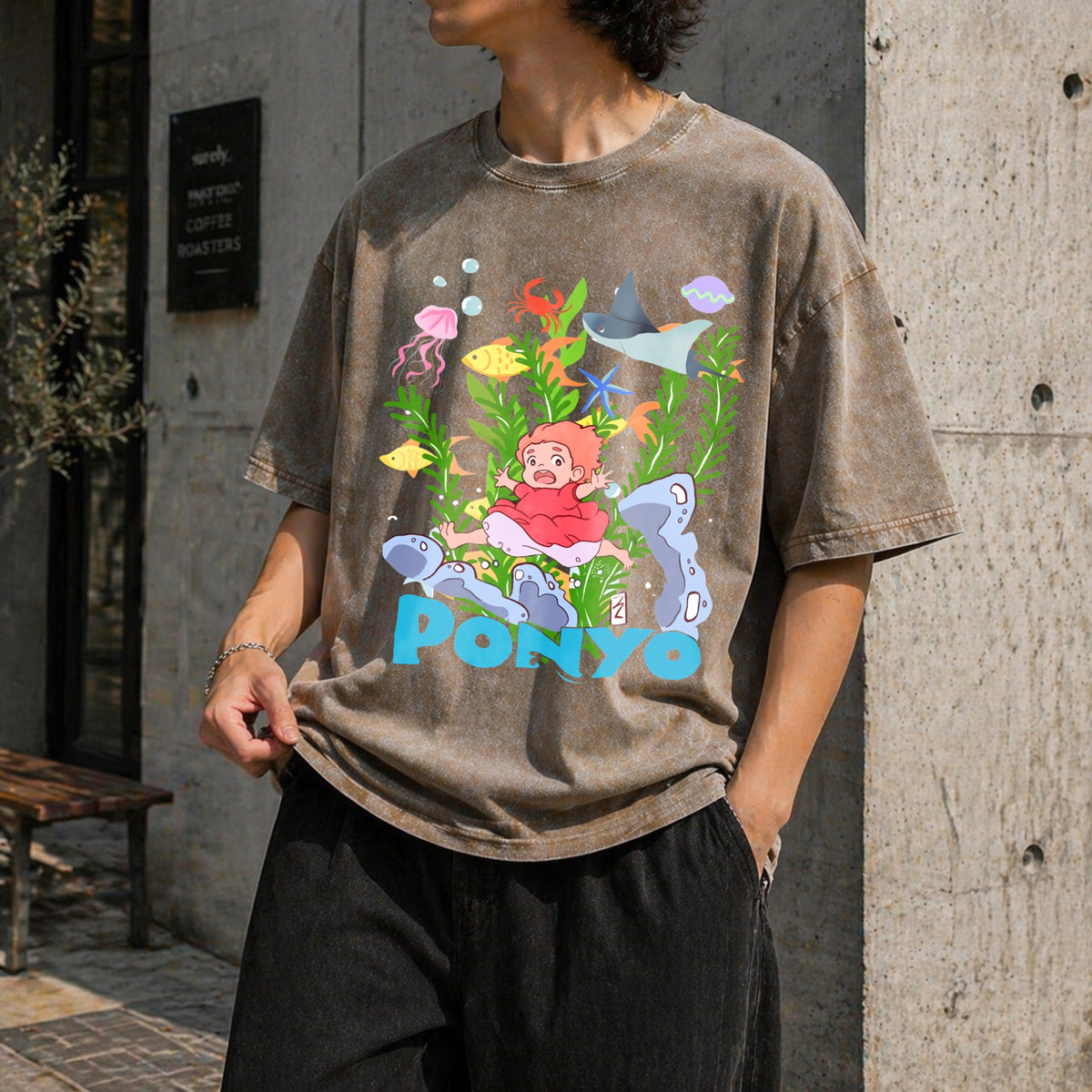 Studio Ghibli Anime Vintage Washed T-Shirt product image 3