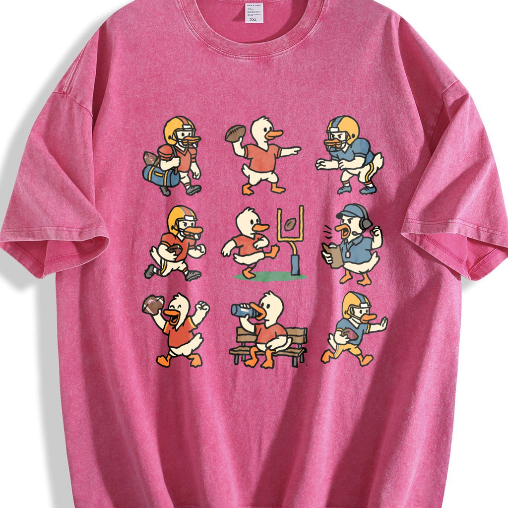 Silly Goose Football Vintage Washed T-Shirt product image 5