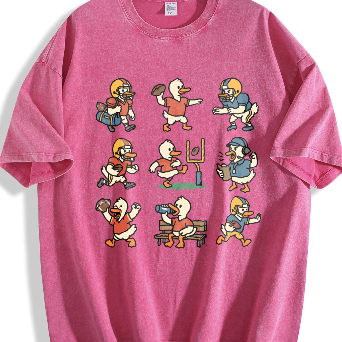 Silly Goose Football Vintage Washed T-Shirt product image 5