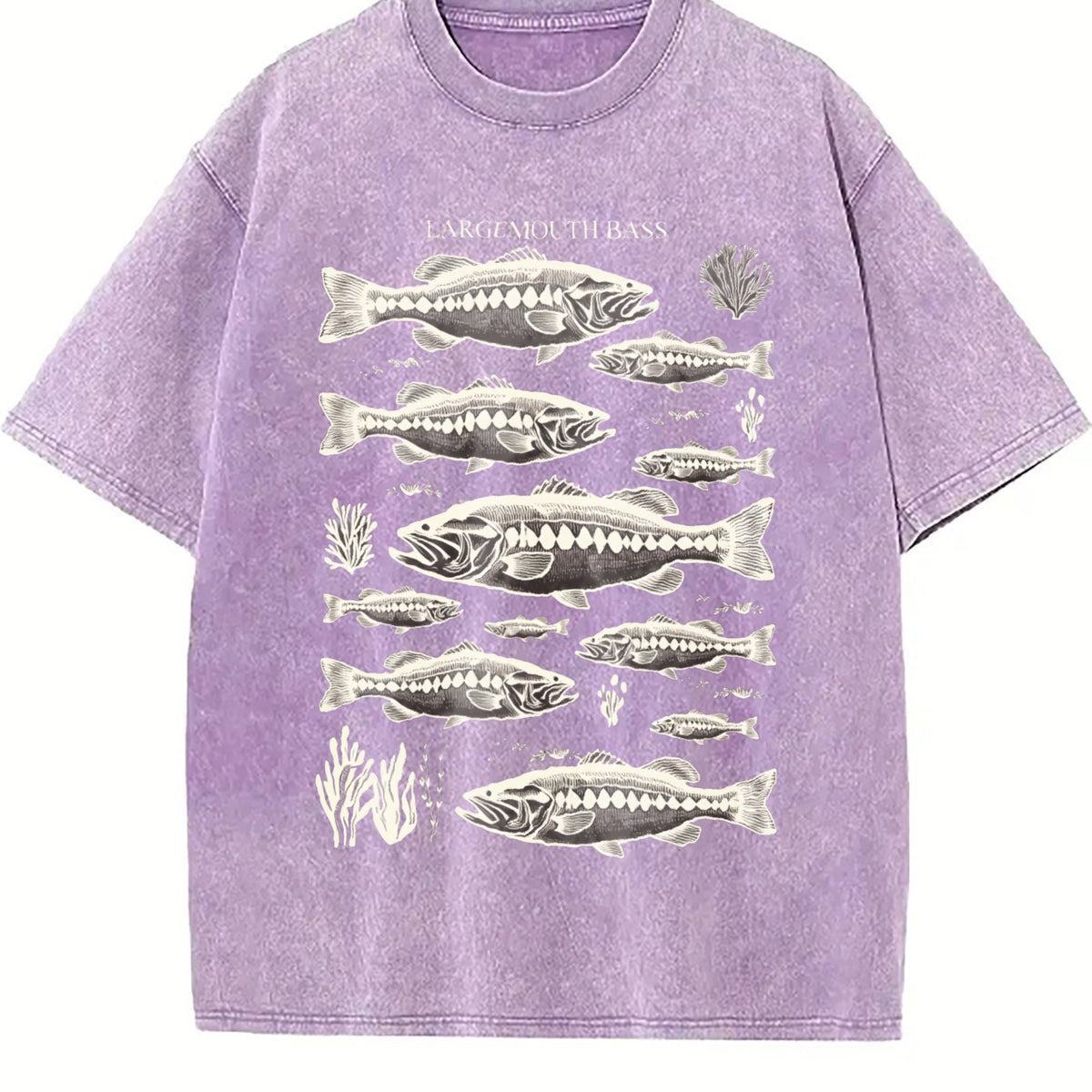 Largemouth Bass Fish 90s Vintage Washed T-Shirt product image 6