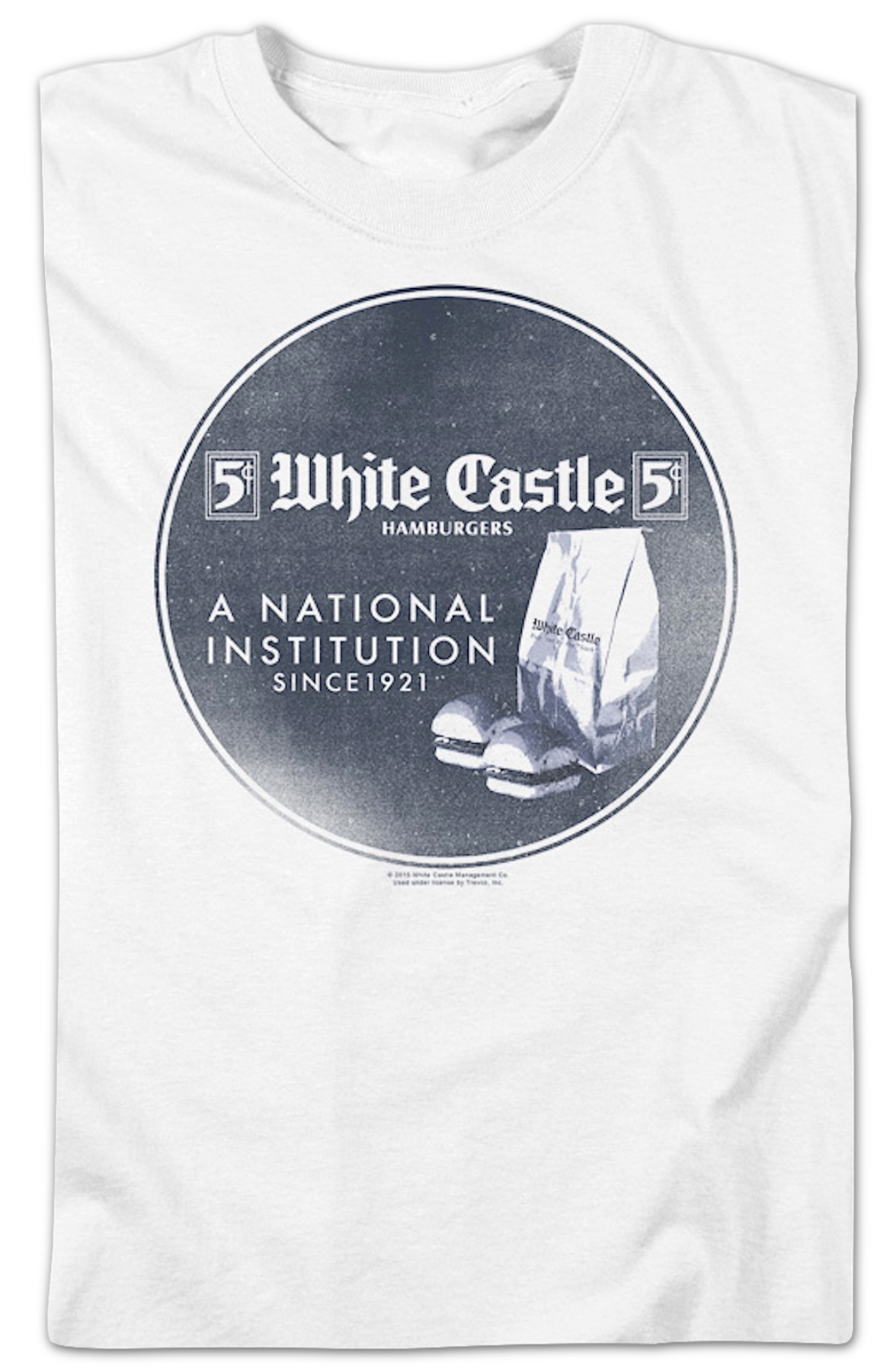 A National Institution Since 1921 White Castle T-Shirt product image 2