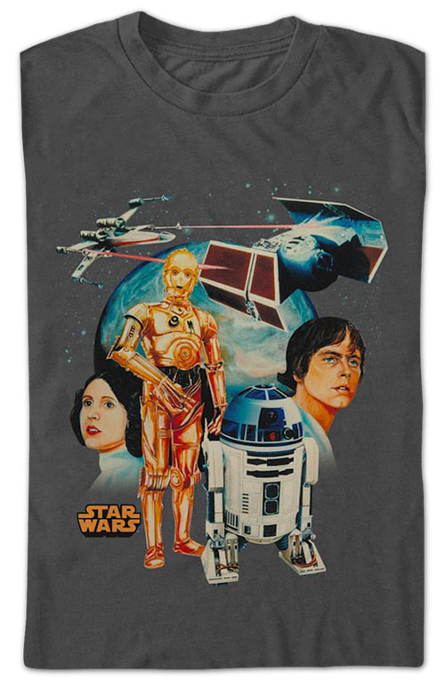A New Hope Collage Star Wars T-Shirt product image 2