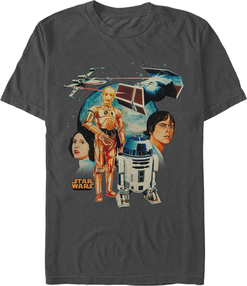 A New Hope Collage Star Wars T-Shirt product image 1